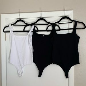 BP square neck bodysuits